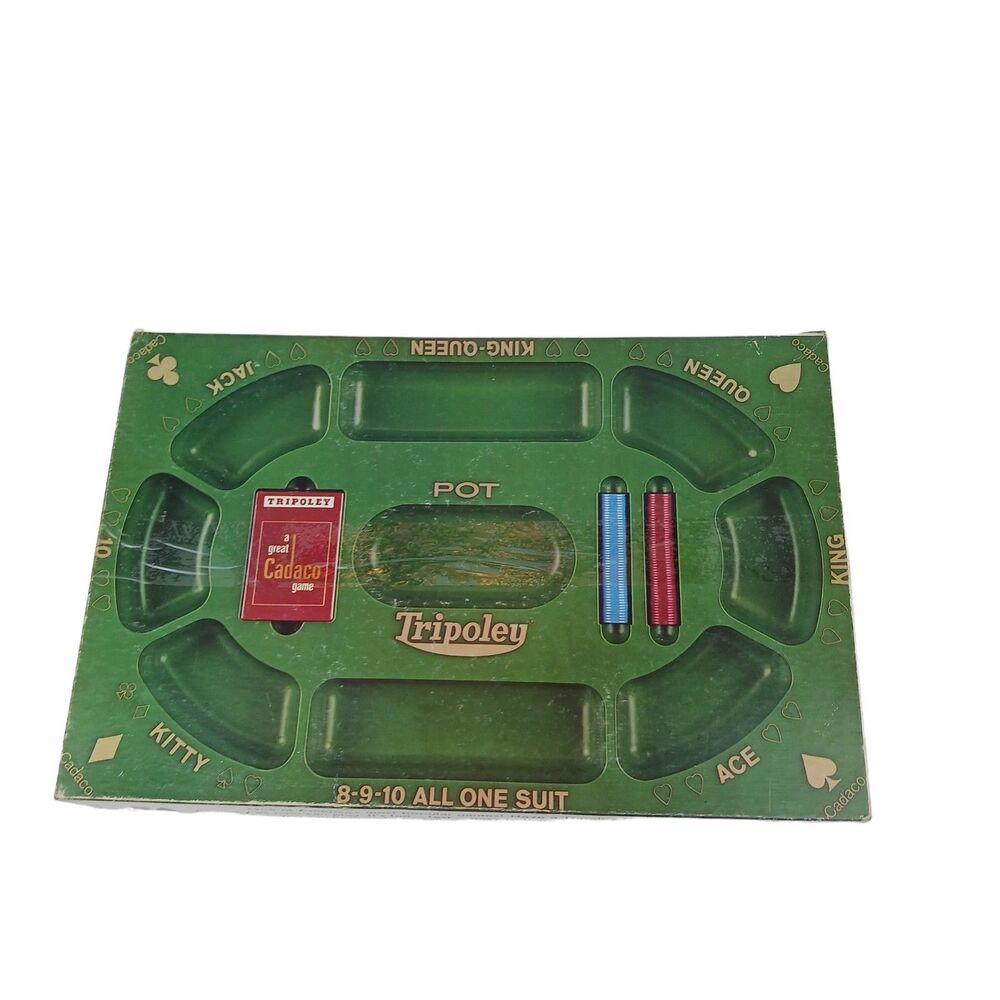 Cadaco Tripoley Special Edition Game 1960 Complete Family Night Rare Vtg